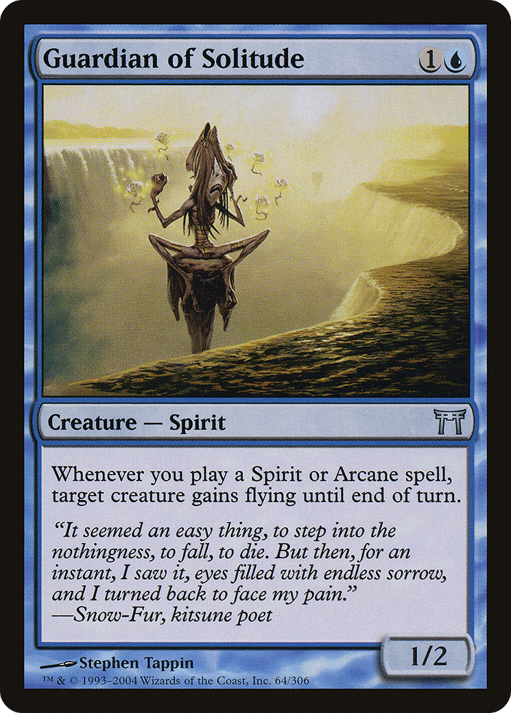 Guardian of Solitude (CHK-064) - Champions of Kamigawa
