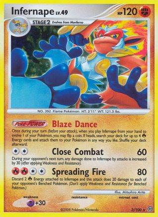 Infernape - Holofoil Stormfront - Holo Rare