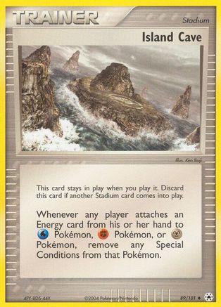 Island Cave - Reverse Holofoil Hidden Legends - Uncommon