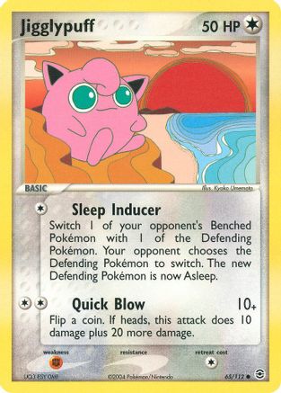 Jigglypuff 065 - Reverse Holofoil FireRed & LeafGreen - Common