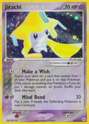 Jirachi 008 - Holofoil Hidden Legends - Holo Rare