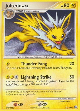 Jolteon/100 - Reverse Holofoil Majestic Dawn - Rare