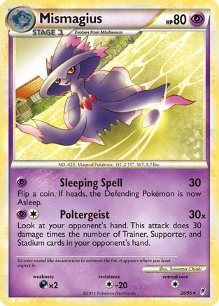 Mismagius - Reverse Holofoil Call of Legends - Rare