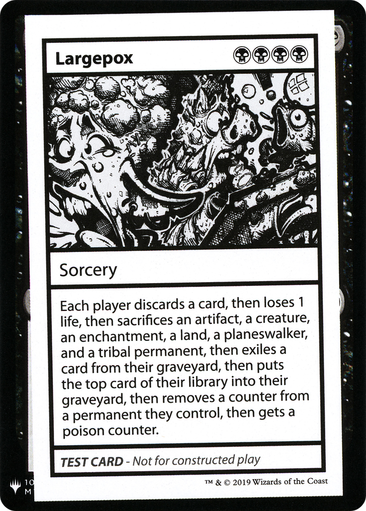Largepox (CMB1-) - Mystery Booster Playtest Cards 2019