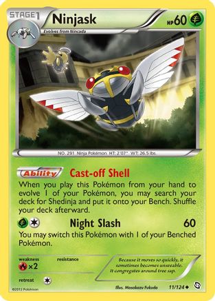 Ninjask - Reverse Holofoil Dragons Exalted - Uncommon