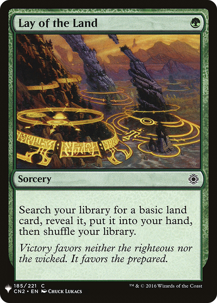 Lay of the Land (LIST-185) - The List