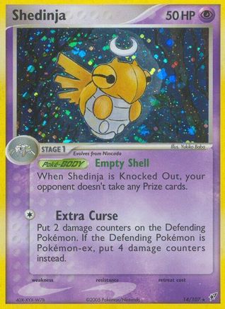 Shedinja - Holofoil Deoxys - Holo Rare