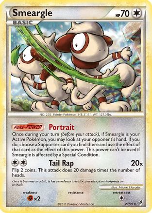 Smeargle - Reverse Holofoil Call of Legends - Holo Rare