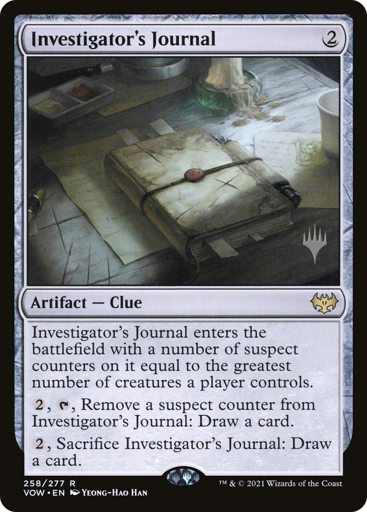 Investigator's Journal (PPNEO-) - Innistrad: Crimson Vow Promos Foil