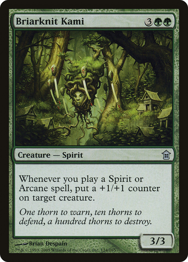 Briarknit Kami (SOK-124) - Saviors of Kamigawa Foil