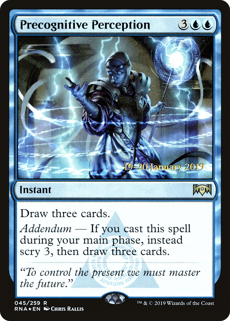 Precognitive Perception (PRE-045) - Ravnica Allegiance Promos Foil
