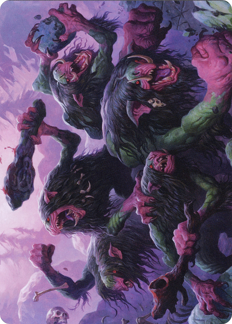 Hagi Mob // Hagi Mob (ASKHM-036) - Art Series: Kaldheim (Borderless) Foil