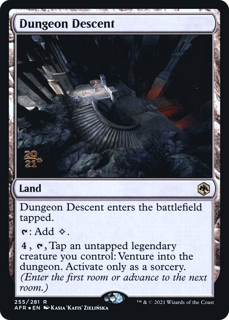 Dungeon Descent (PRE-255) - Adventures in the Forgotten Realms Promos Foil