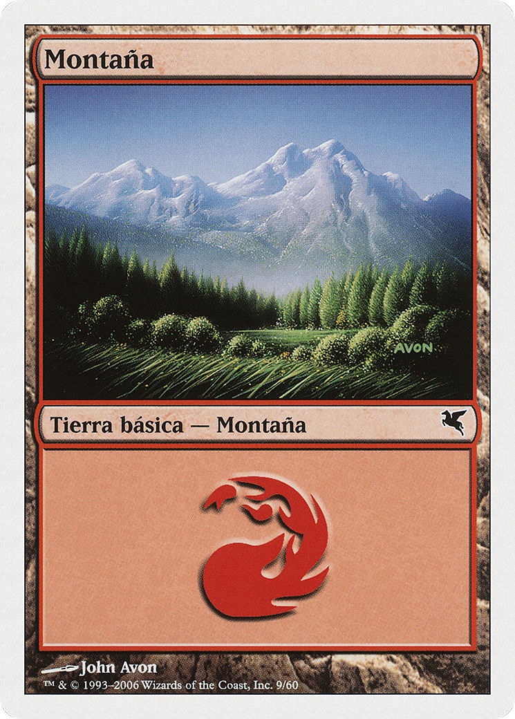 Mountain (Italian) - "Montagna" (D9) (PSAL-0D9) - Salvat 2005