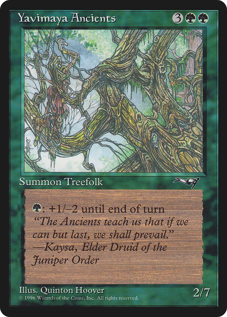 Yavimaya Ancients (ALL-092) - Alliances