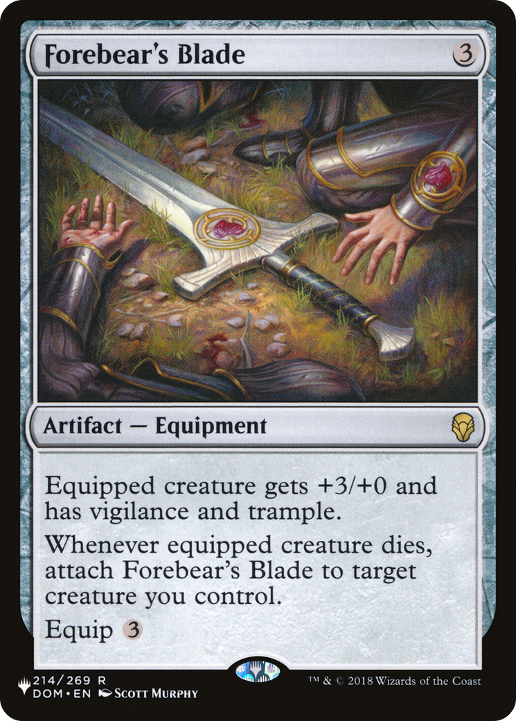 Forebear's Blade (LIST-214/269) - The List
