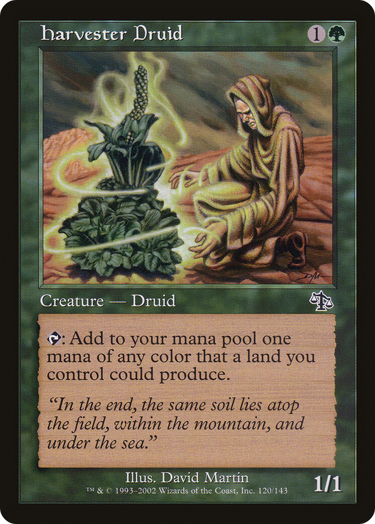 Harvester Druid (JUD-120) - Judgment