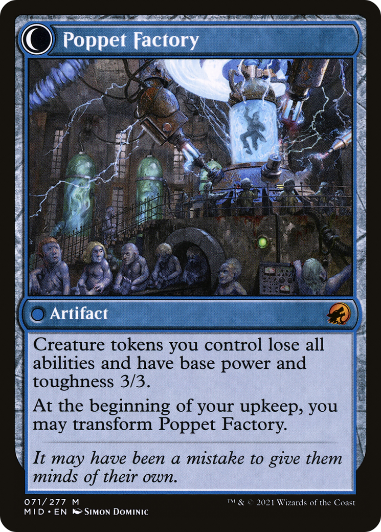 Poppet Stitcher (MID-071) - Innistrad: Midnight Hunt: (Double Faced Transform)