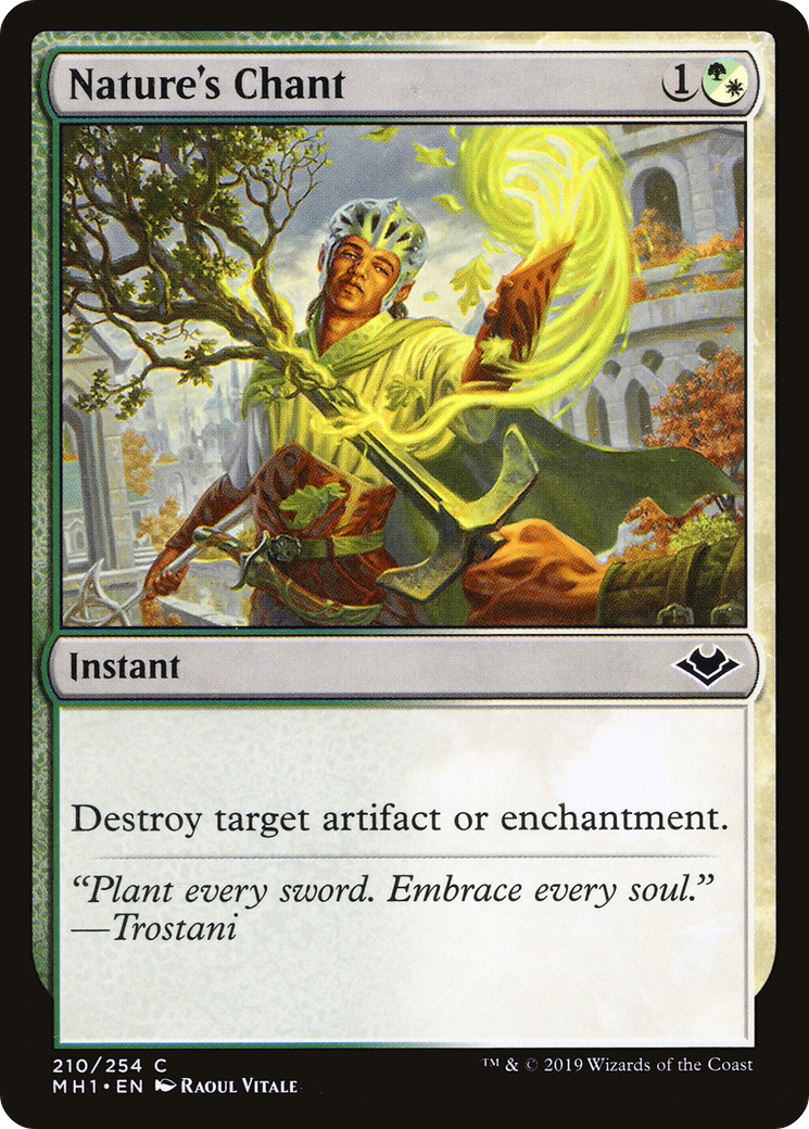 Nature's Chant (MH1-210) - Modern Horizons Foil