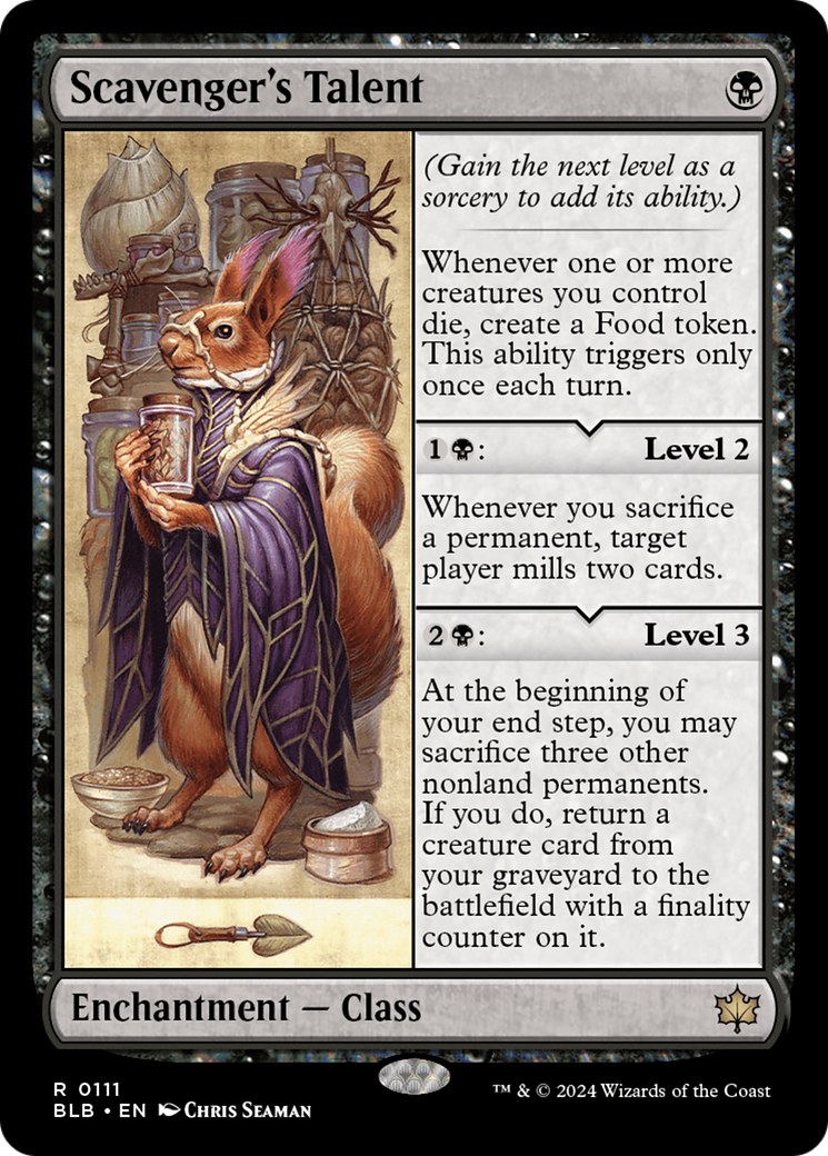 Scavenger's Talent (BLB-111) - Bloomburrow Foil