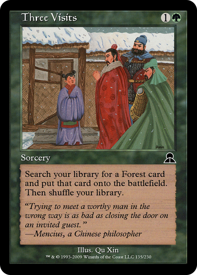 Three Visits (ME3-135) - Masters Edition III Foil