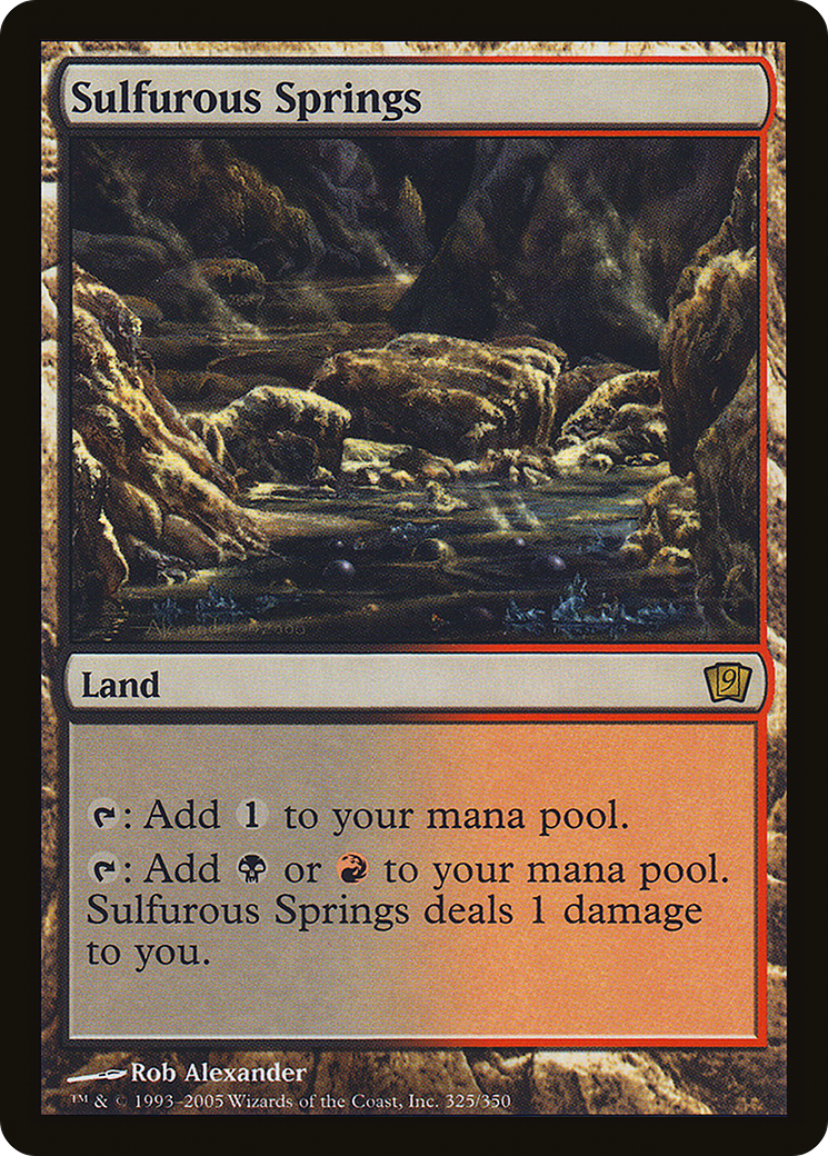 Sulfurous Springs (9ED-325) - 9th Edition Foil