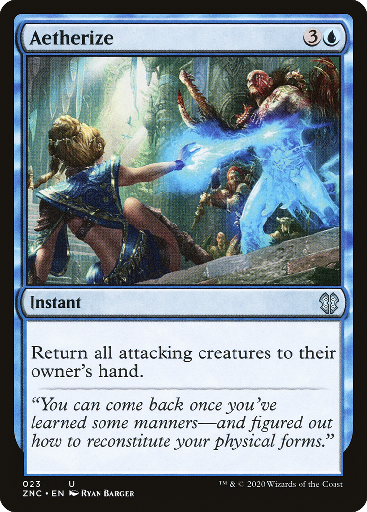 Aetherize (ZNC-023) - Zendikar Rising Commander