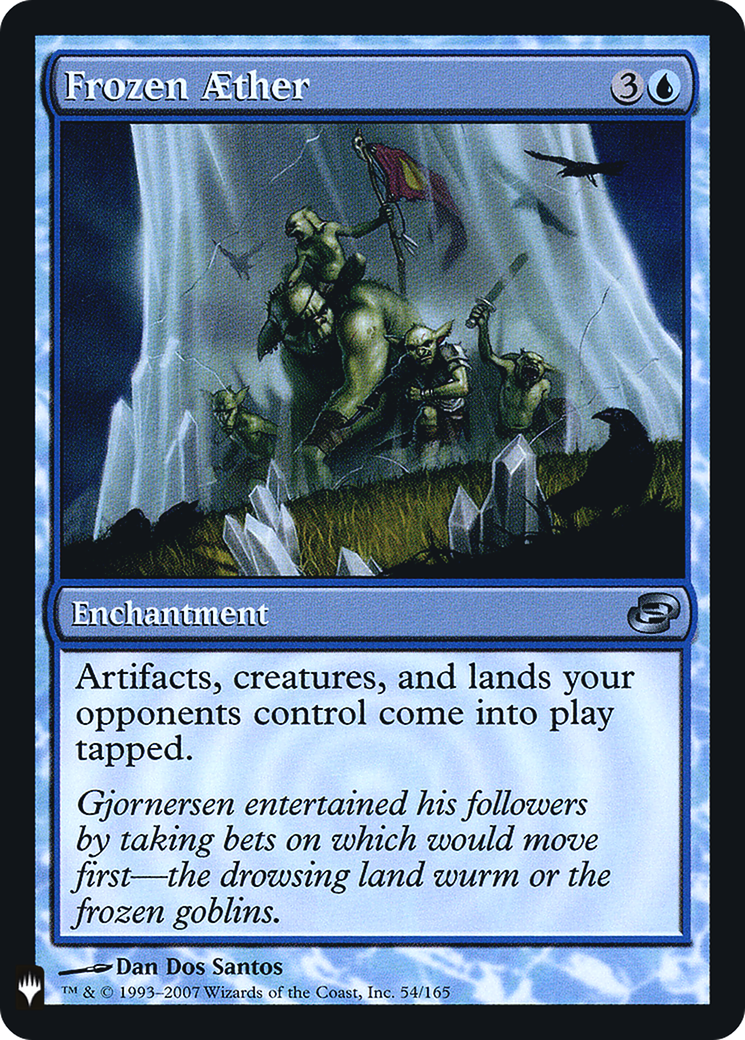 Frozen Aether (LIST-054) - The List: (colorshifted) Foil