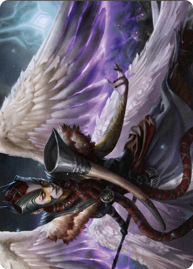 Firja, Judge of Valor // Firja, Judge of Valor (ASKHM-056) - Art Series: Kaldheim (Borderless)