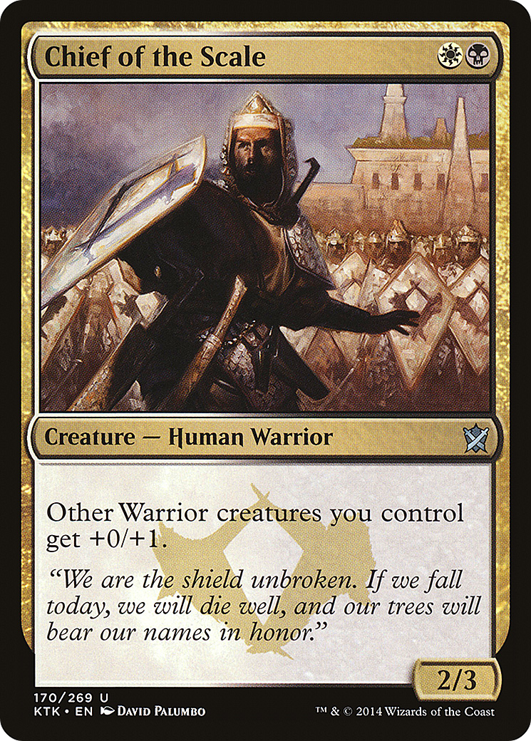 Chief of the Scale (KTK-170) - Khans of Tarkir
