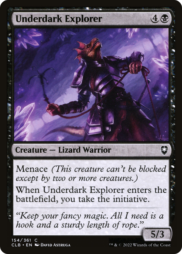 Underdark Explorer (CLB-154) - Commander Legends: Battle for Baldur's Gate Foil