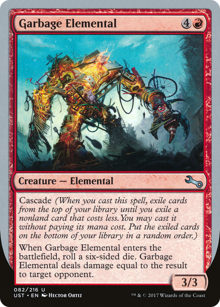 Garbage Elemental (D) (UST-082) - Unstable Foil