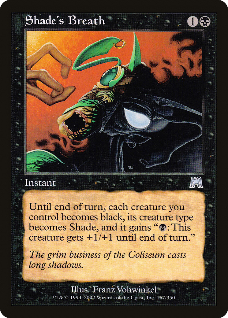 Shade's Breath (ONS-167) - Onslaught Foil