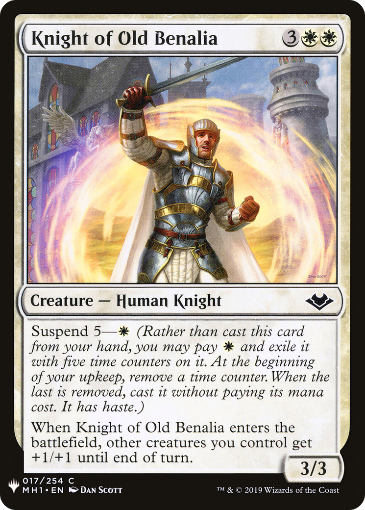 Knight of Old Benalia (LIST-017) - The List
