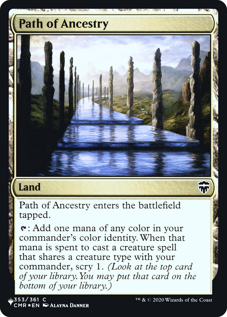 Path of Ancestry (CMR) (LIST-353) - The List Foil