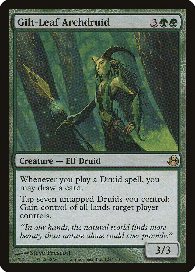 Gilt-Leaf Archdruid (MOR-124) - Morningtide