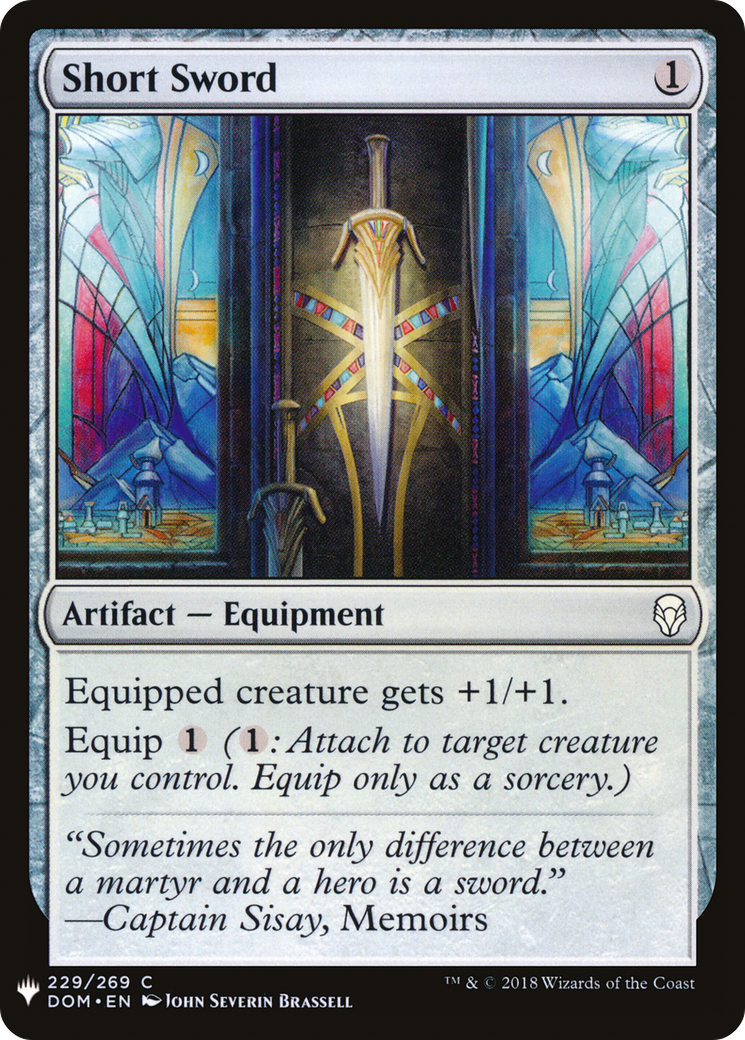 Short Sword (LIST-229) - The List