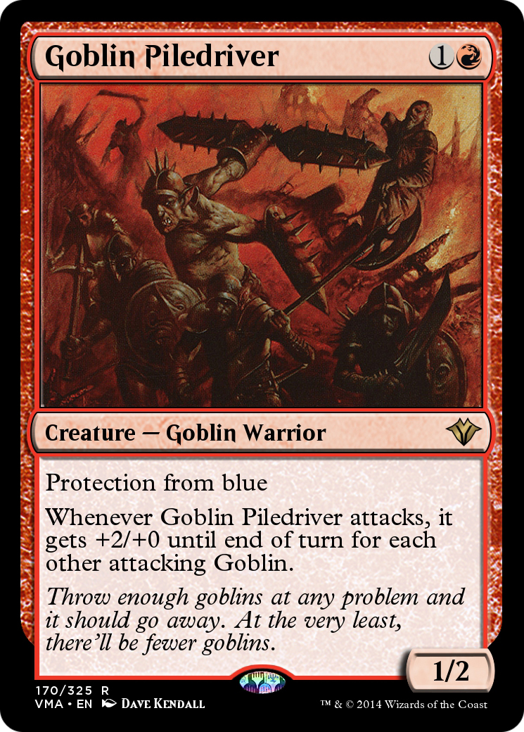 Goblin Piledriver (VMA-170) - Vintage Masters Foil