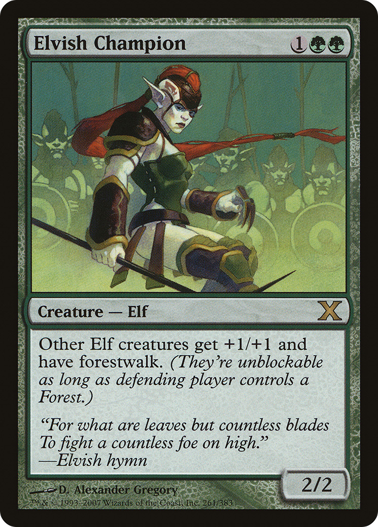 Elvish Champion (10E-261) - Tenth Edition