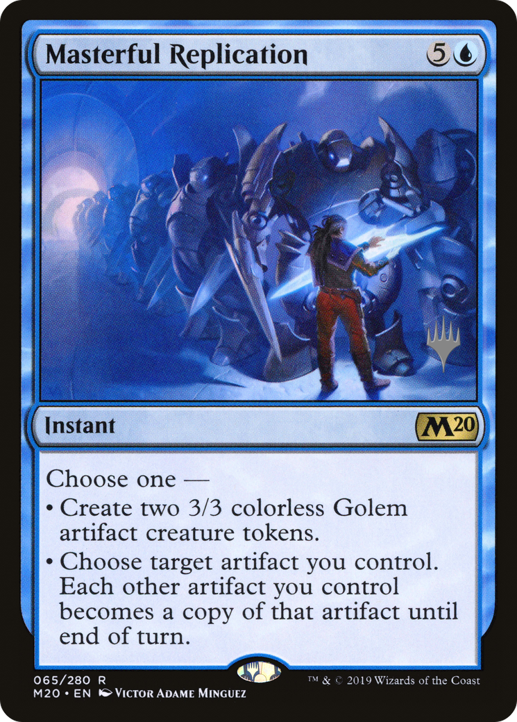 Masterful Replication (PPM20-065) - Core Set 2020 Promos Foil