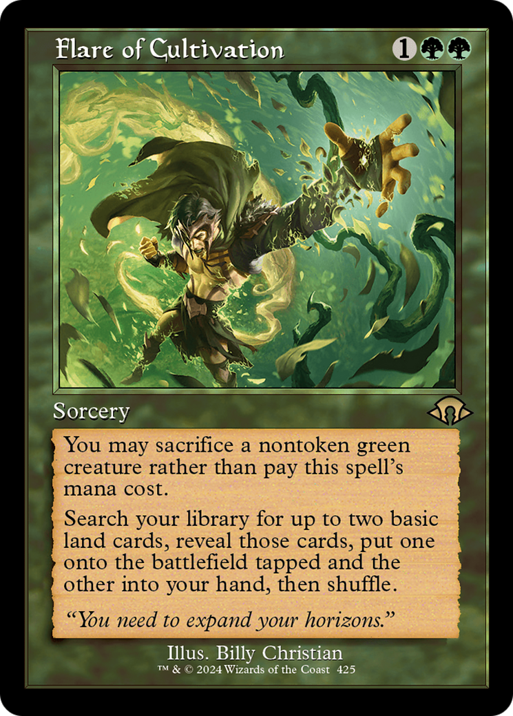 Flare of Cultivation (Retro Frame) (MH3-425) - Modern Horizons 3 Foil