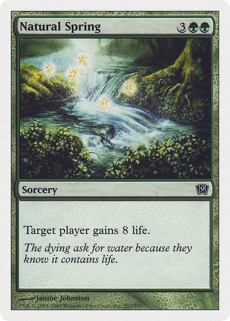 Natural Spring (9ED-257) - 9th Edition