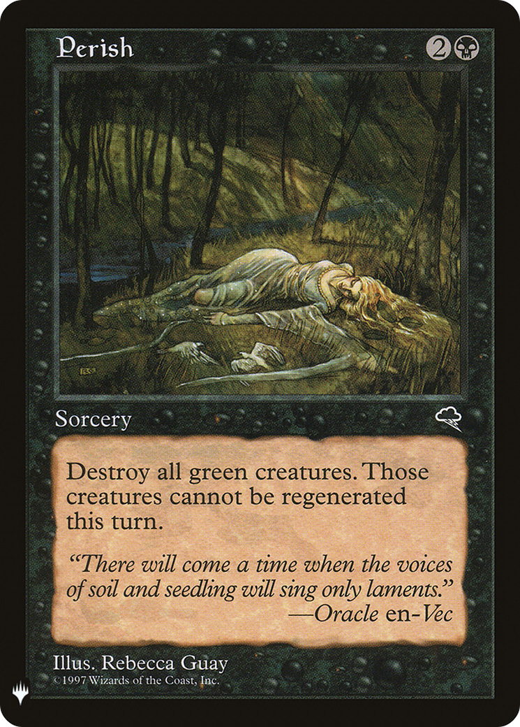 Perish (LIST-) - The List
