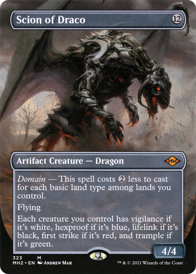 Scion of Draco (Borderless) (MH2-323) - Modern Horizons 2