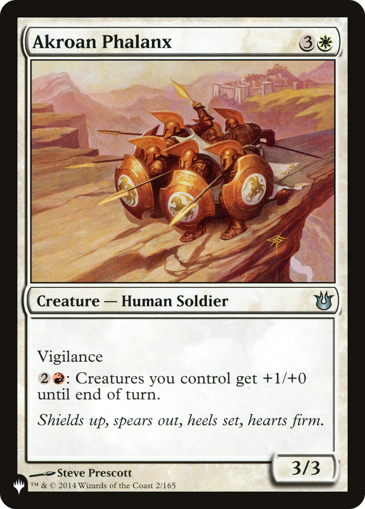 Akroan Phalanx (LIST-2/165) - The List