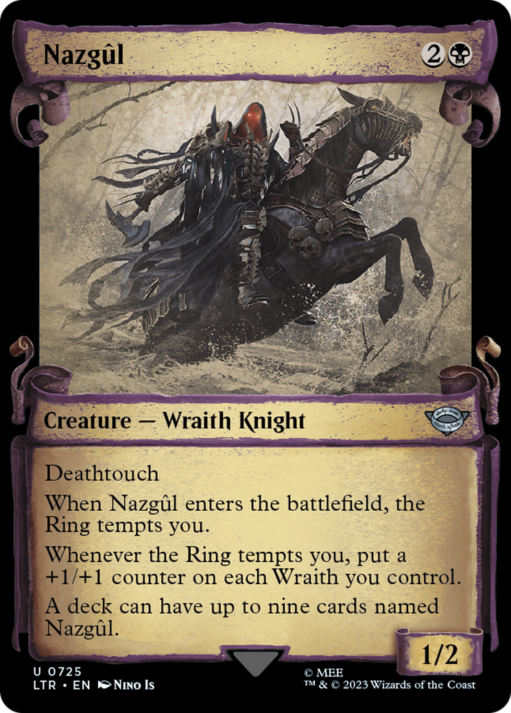 Nazgul (0725) (Showcase Scrolls) (LTR-725) - The Lord of the Rings: Tales of Middle-earth: (Showcase)