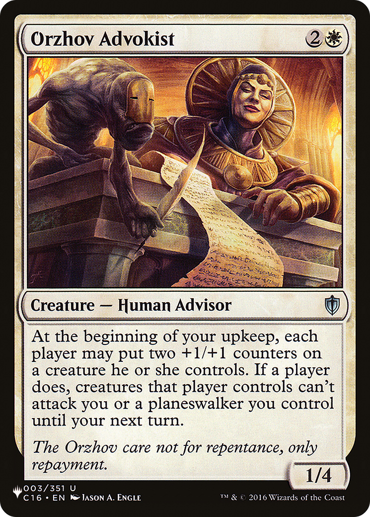 Orzhov Advokist (LIST-003/351) - The List