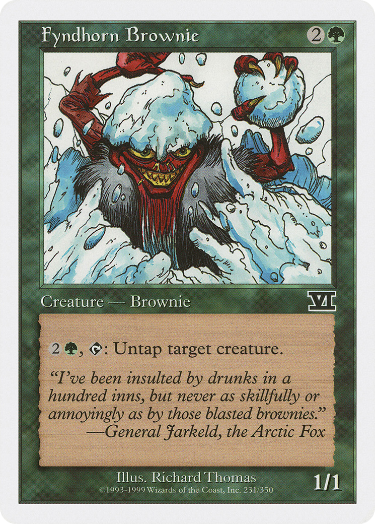 Fyndhorn Brownie (6ED-231) - Classic Sixth Edition
