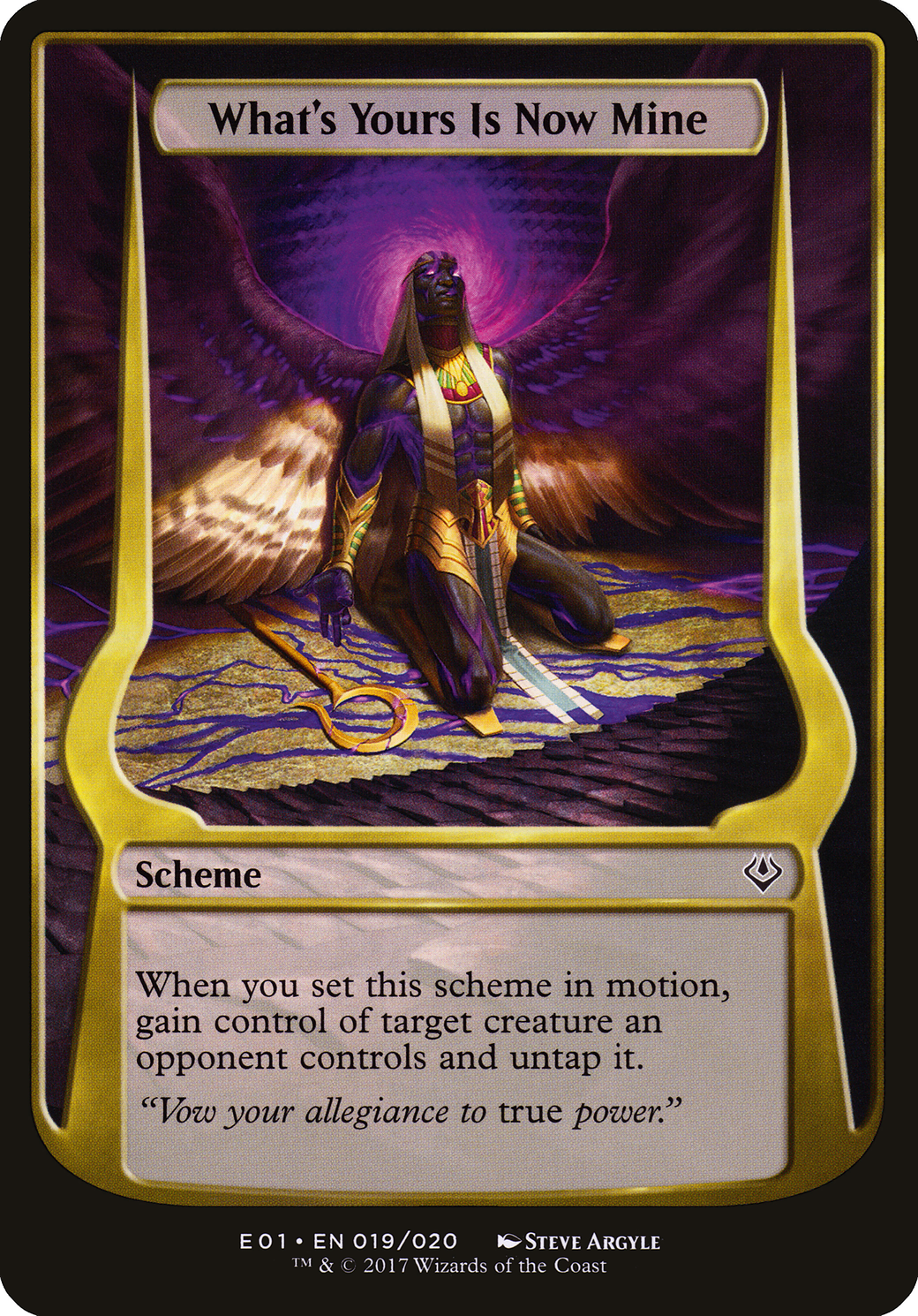 What's Yours Is Now Mine (Archenemy: Nicol Bolas) (OVER-19★) - Archenemy: Nicol Bolas Schemes