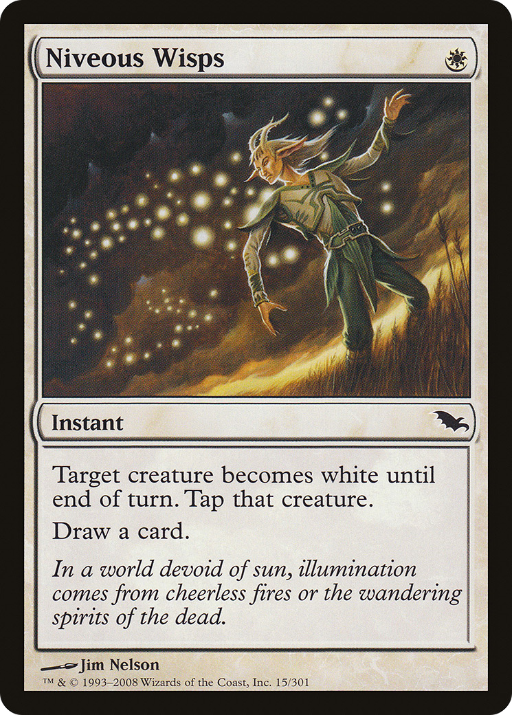 Niveous Wisps (SHM-015) - Shadowmoor Foil